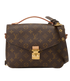 Pochette Metis, &pound;1,300, Handbags, Brown, Canvas, Front view